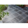 Outdoor stone ground blue Belgian Soignies black