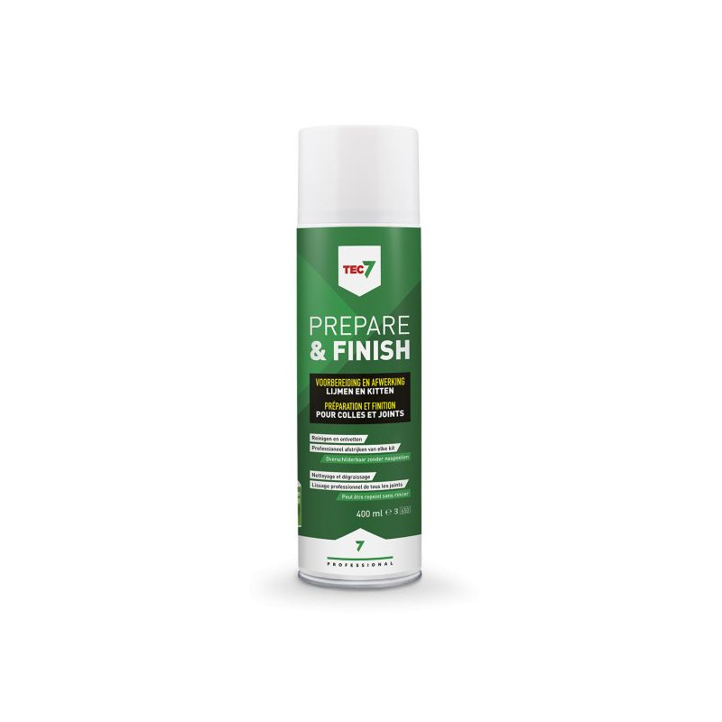 Prepare & Finish - Preparación y acabado de adhesivos y sellantes - Tec7