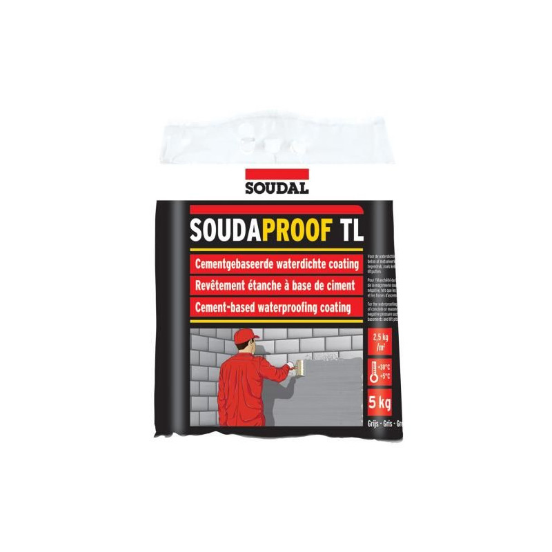 طلاء مقاوم للماء Soudaproof TL - EC 1 PLUS - Soudal