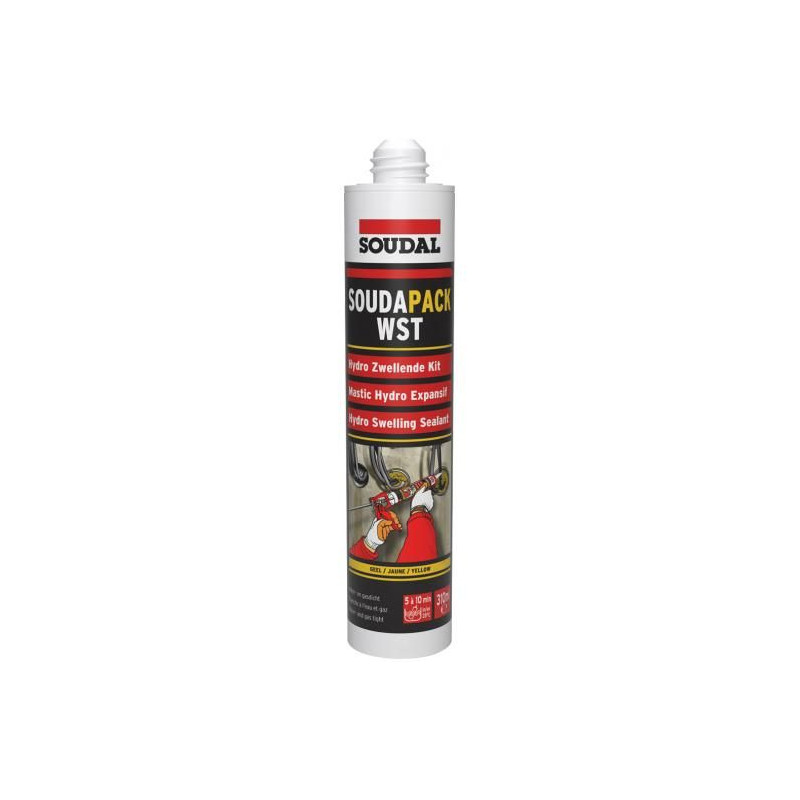 Soudapack WST - waterdichtingspasta waterdicht en gas - Soudal Soudapack WST - waterdichtingspasta waterdicht en gas - Soudal