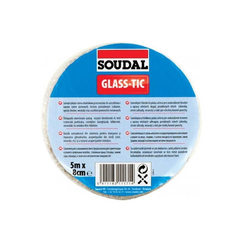 Glass-Tic - Cinta de sellado autoadhesiva - Soudal Glass-Tic - Cinta de sellado autoadhesiva - Soudal
