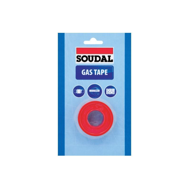 Gas Tape - Bande d'étanchéité PTFE - Soudal Gas Tape - Bande d'étanchéité PTFE - Soudal