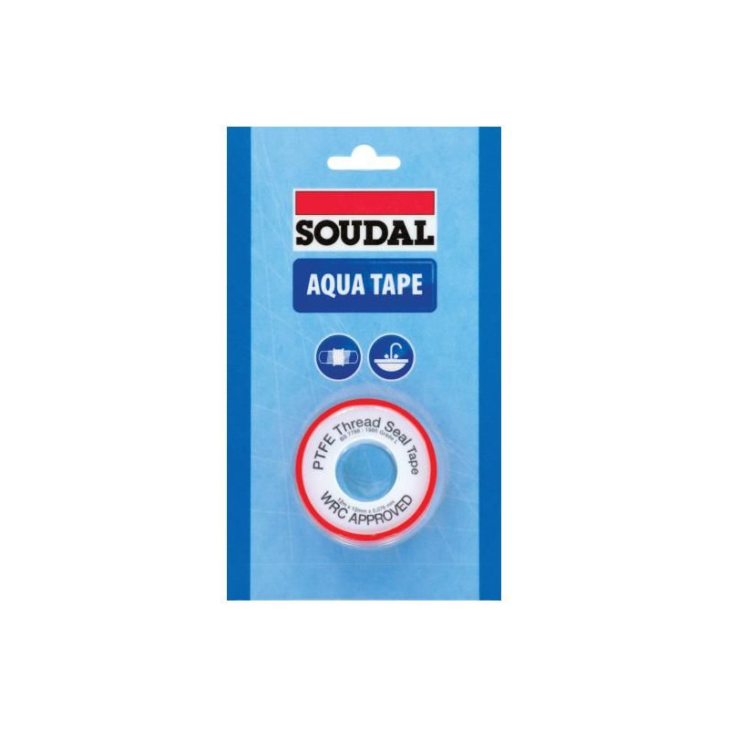 Aqua Tape - cinta selladora de PTFE - Soudal Aqua Tape - cinta selladora de PTFE - Soudal