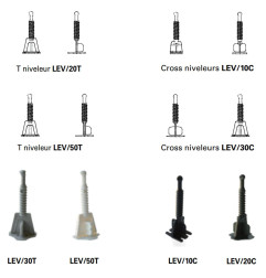 Croisillon système autonivelant - Leveltec