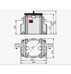 LipuMobil-P - Grease separator above ground, under sink - ACO
