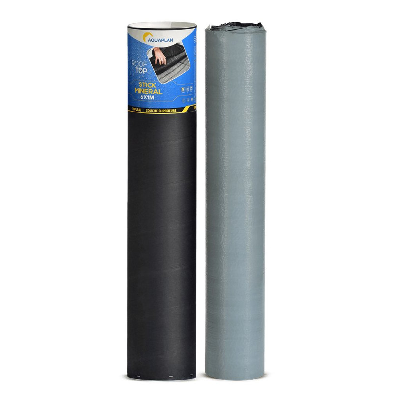 Roof Top Stick Mineral - 6 м² - Самоклеящееся финишное покрытие - Aquaplan Roof Top Stick Mineral - 6 м² - Самоклеящееся финишное покрытие - Aquaplan