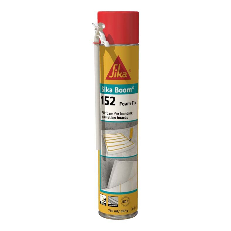 Sika Boom-152 Foamfix - رغوة لاصقة مع فوهة EC 1 PLUS - Sika Sika Boom-152 Foamfix - رغوة لاصقة مع فوهة EC 1 PLUS - Sika