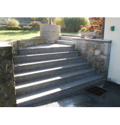 marche d'escalier en Granit SUR MESURE