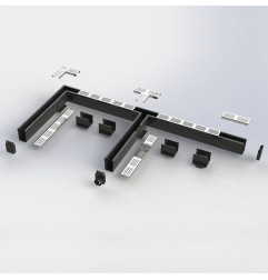 Canale in alluminio stretto 6,5 cm - StarDrain ECO