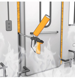 Espuma expansiva de PU resistente ao fogo Sika Boom-420 Fire - EC 1 PLUS - Sika