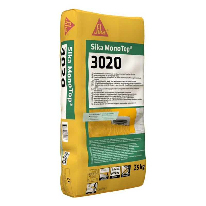 Sika MonoTop-3020 - Argamassa de enchimento e nivelamento de poros - Sika Sika MonoTop-3020 - Argamassa de enchimento e nivelamento de poros - Sika
