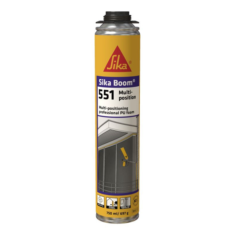 Sika Boom-551 Multiposition - Расширяющаяся полиуретановая пена EC 1 PLUS - Sika