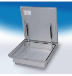 Cubierta para alicatar en acero galvanizado aislado - Apertura asistida - B 125 kN - HAGO