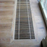 Roll-up floor grid in natural wood - CUSTOMIZED - Rosco