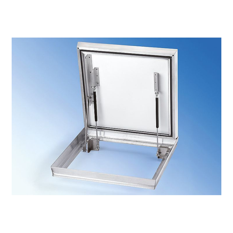 Aluminum tileable cover - Assisted opening - 15 kN - HAGO Aluminum tileable cover - Assisted opening - 15 kN - HAGO