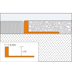 Profilé de sol et mur - SCHIENE-V - Schlüter
