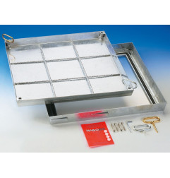 Cobertura ladrilhada em aço galvanizado - Reforçado - C 250 kN - HAGO