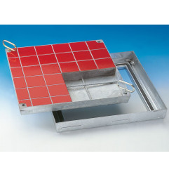 Cubierta alicatable de acero galvanizado - B 125 kN - HAGO