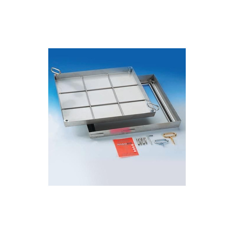 Copertura piastrellabile in acciaio inox - B 125 kN - HAGO