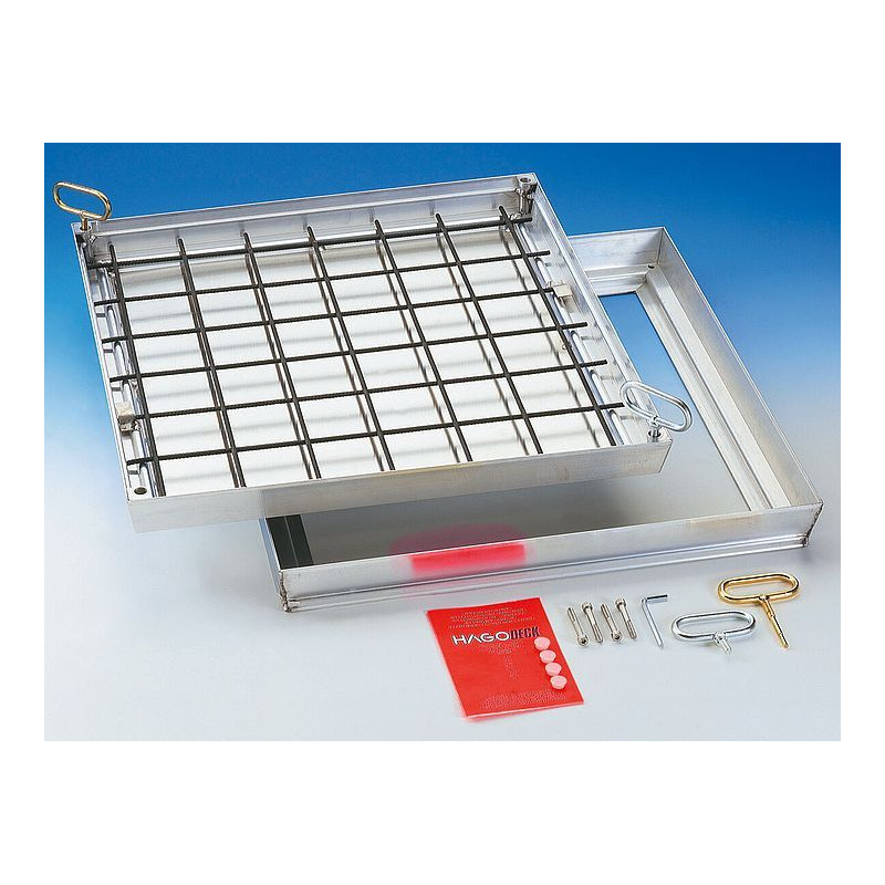 Copertura piastrellabile in alluminio - B 125 kN - HAGO