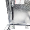 Trampilla de acceso en acero galvanizado nervado - Apertura asistida - 15 kN - HAGO Trampilla de acceso en acero galvanizado nervado - Apertura asistida - 15 kN - HAGO