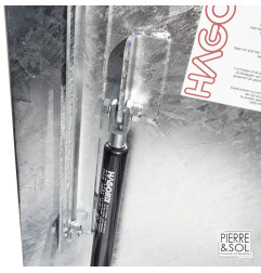 Escotilha de acesso em aço galvanizado com nervuras - Abertura assistida - 15 kN - HAGO