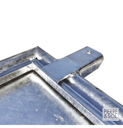 Trampilla de acceso en acero galvanizado nervado - Apertura asistida - 15 kN - HAGO