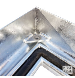 Escotilha de acesso em aço galvanizado com nervuras - Abertura assistida - 15 kN - HAGO