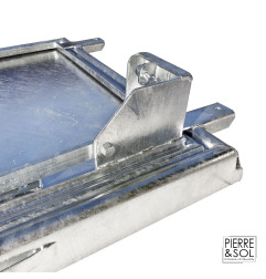 Trampilla de acceso en acero galvanizado nervado - Apertura asistida - 15 kN - HAGO