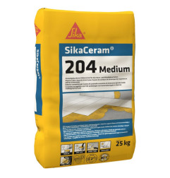 SikaCeram-204 Medium - Adhesive mortar for ceramic tiles medium EC 1 PLUS - Sika