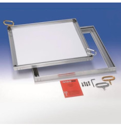 Couvercle à carreler en aluminium fin - Solidifié - A 15 kN - HAGO