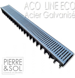 Caniveau grille Acier Galvanisé - ACO LINE ECO