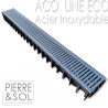 Caniveau grille  Acier Inoxydable - ACO LINE ECO