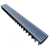 Polypropylene drainage channel - 100 x 11 x 8 cm Polypropylene drainage channel - 100 x 11 x 8 cm