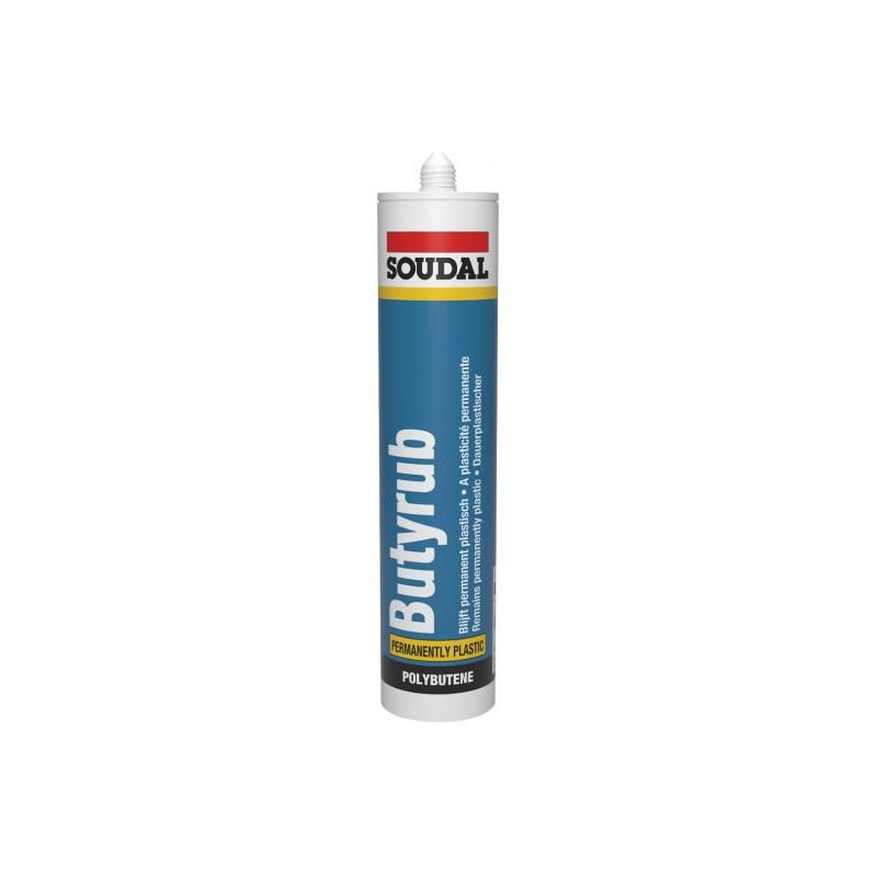 Butyrub - Mastic plastique pour joints à faible mouvement - Soudal