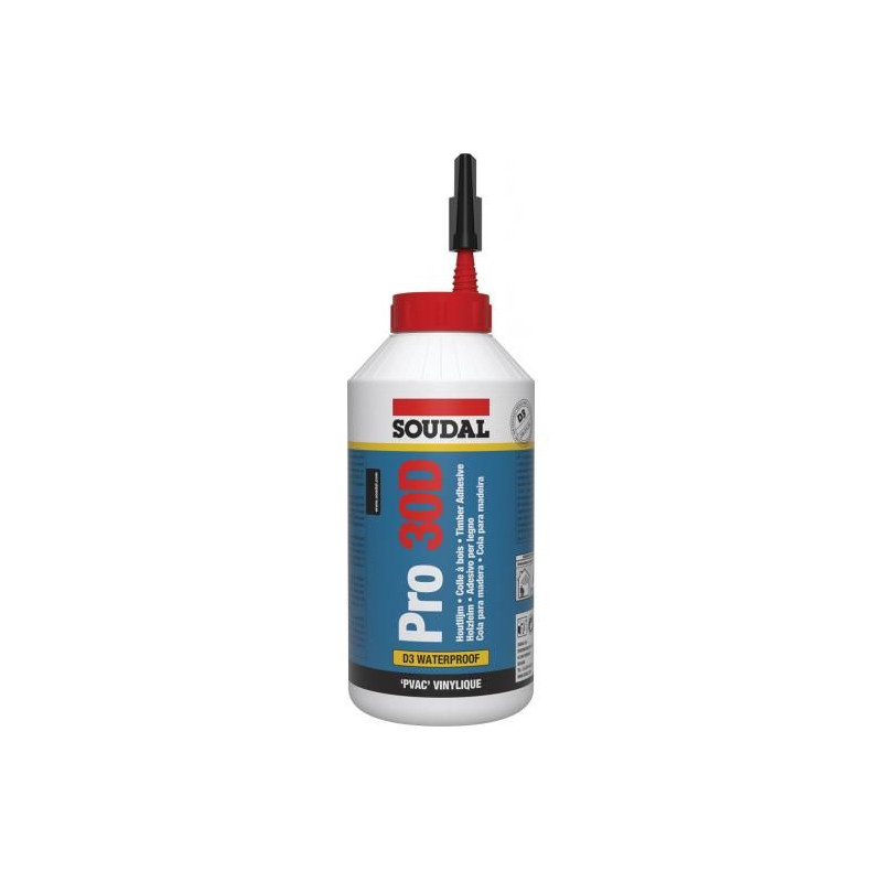 PRO 30D - Watervaste witte houtlijm - Soudal