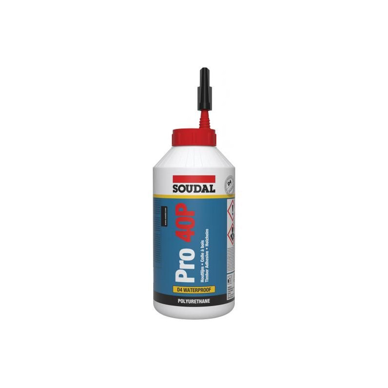 PRO 40P - Water-resistant PU wood glue - Soudal PRO 40P - Water-resistant PU wood glue - Soudal