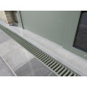 Channel drain with tinted steel grating - Euroline 100 Harmony - ACO
