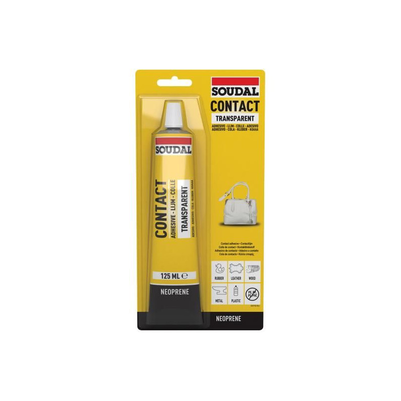 47A - Transparent contact adhesive - Soudal