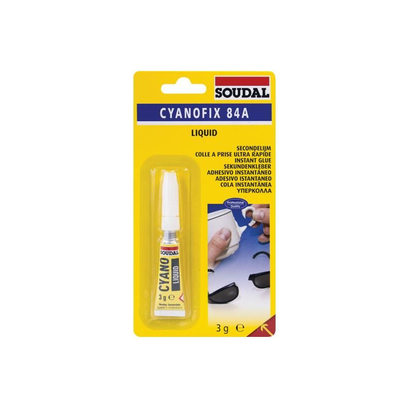 84A Cyanofix - Colle seconde cyanoacrylate - Soudal