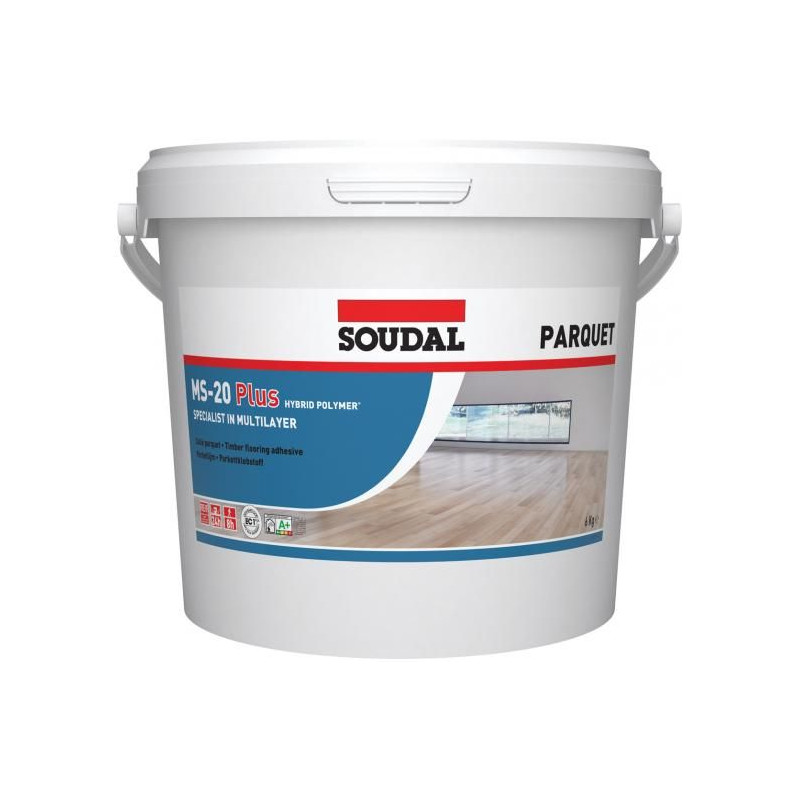 MS-20PLUS - Colle polymère pour revêtement de sol en bois EC 1 Plus - Soudal