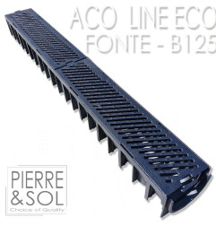 Caniveau grille Fonte B125 - ACO LINE ECO