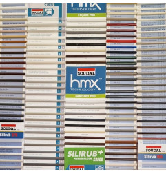 Nuancier Couleur silicone Mastic SOUDAL