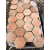 Tomette hexagonale terre cuite
