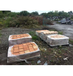 Tomette hexagonale terre cuite