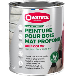 Bois Color - Peinture pour bois mat profond - Owatrol