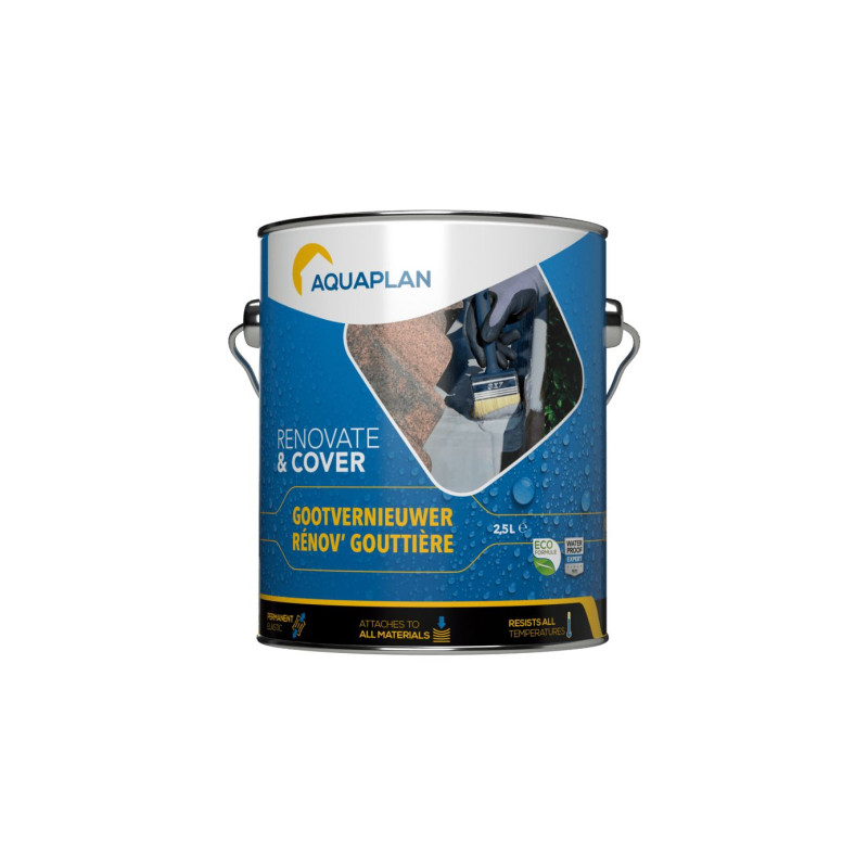 Rénov' Gouttière - Capa de renovación impermeable para canalones - Aquaplan
