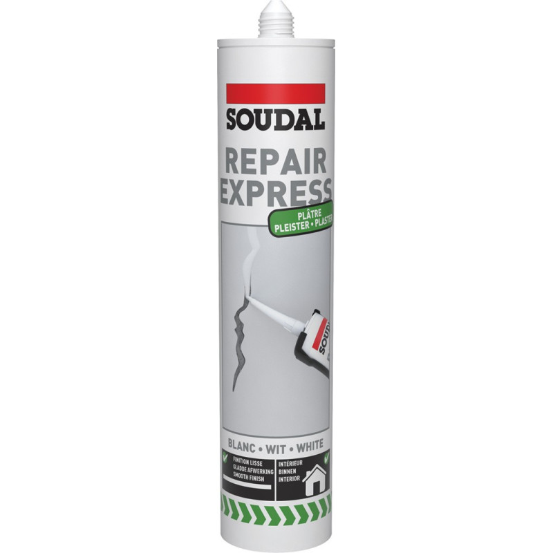 Reparación Express Yeso - Revestimiento acrílico - Soudal