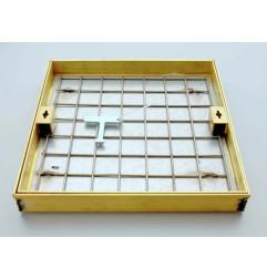 Латунная плитка такс с неопренной печатью