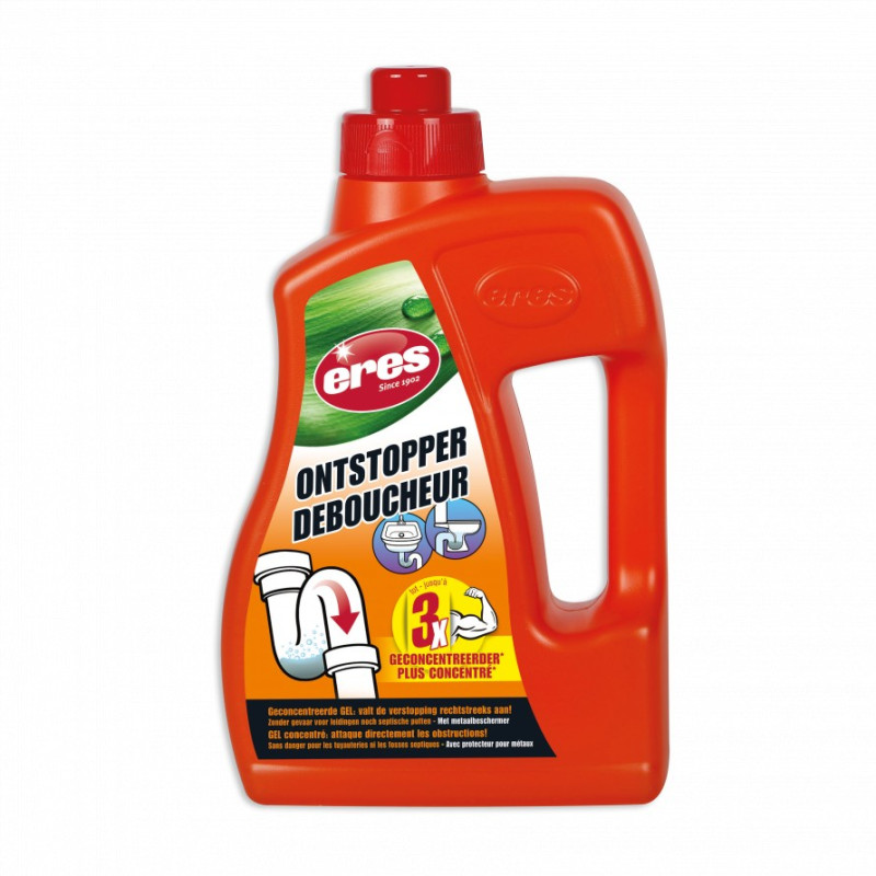 Flüssiger Abflussreiniger - Hochkonzentrierter und kraftvoller Abflussreiniger - Eres-Sapoli Flüssiger Abflussreiniger - Hochkonzentrierter und kraftvoller Abflussreiniger - Eres-Sapoli
